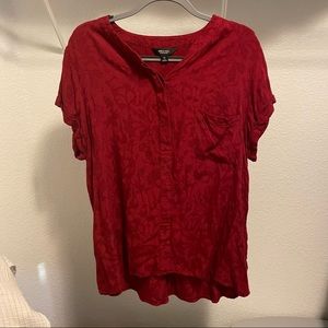 Simply Vera - Vera Wang blouse - Deep red size XL